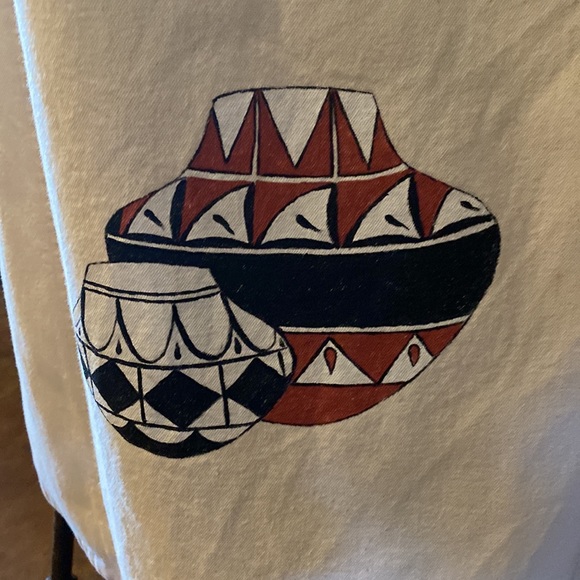 VTG Western Hand Painted Duster Coat Unique 80’s Cowgirl Yellowstone Beth Dutton - Picture 8 of 16